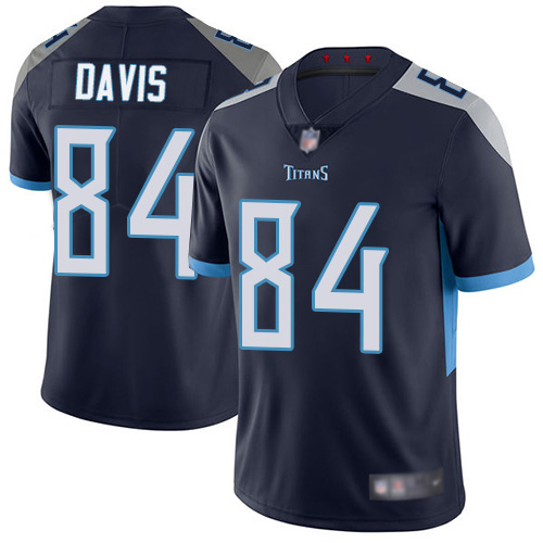 Tennessee Titans Limited Navy Blue Men Corey Davis Home Jersey NFL Football #84 Vapor Untouchable->tennessee titans->NFL Jersey